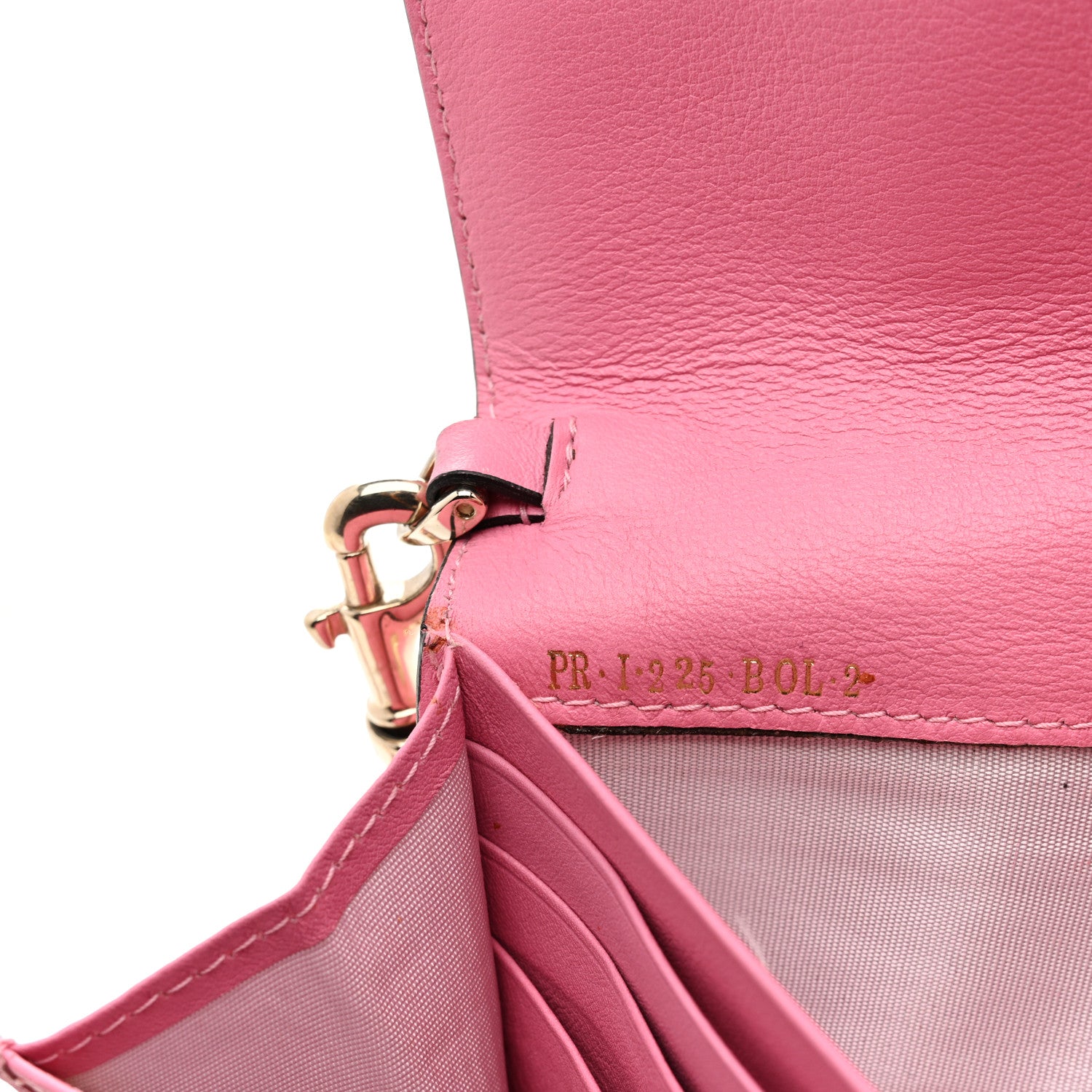 Valentino Garavani Vitello Rockstud Wristlet Travel Wallet Ninphea 9 of 10
