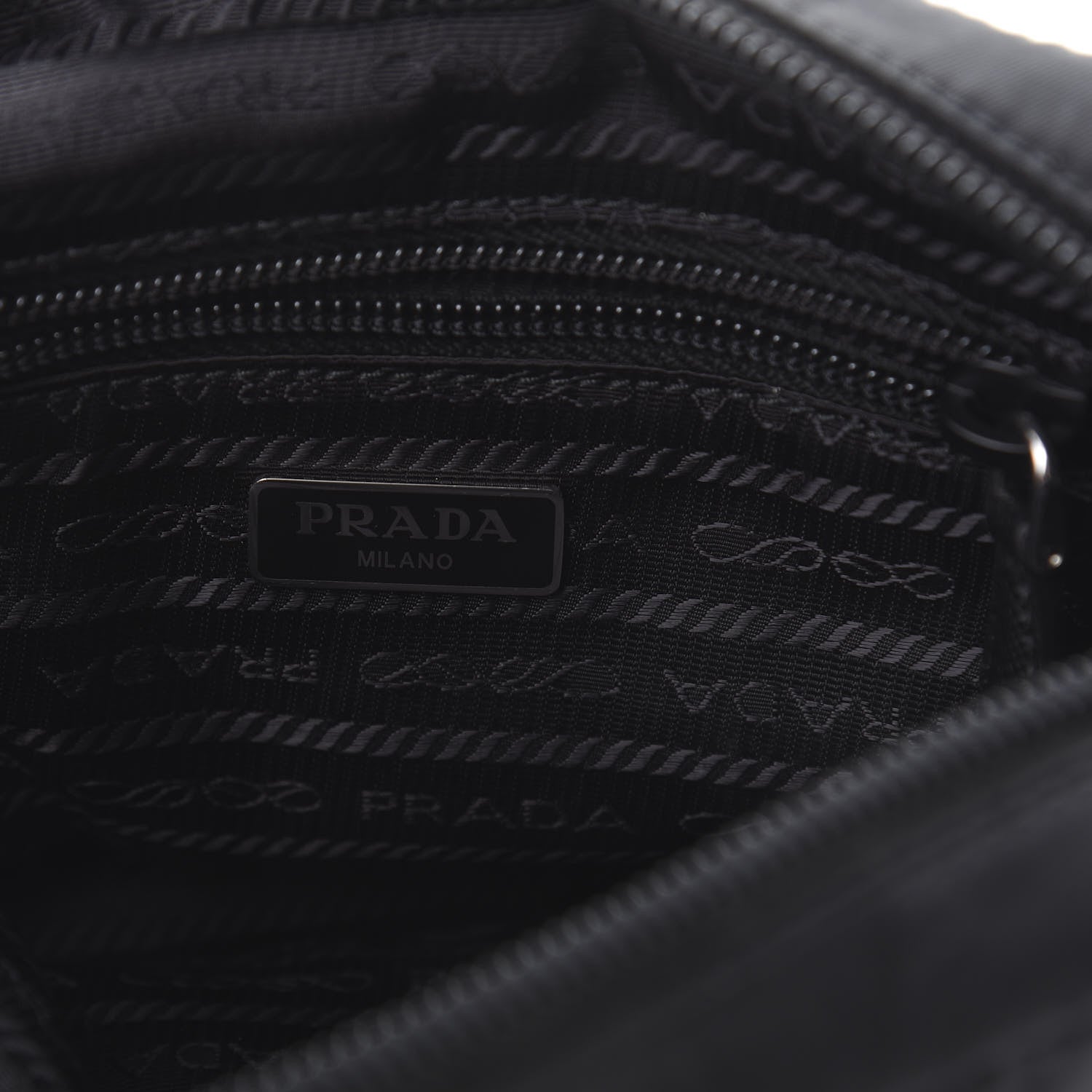Prada Nylon Tessuto Cosmetic Pouch Black 6 of 8