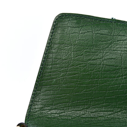 Gucci Monogram Web Small Horsebit Chain Clutch Green 8 of 12
