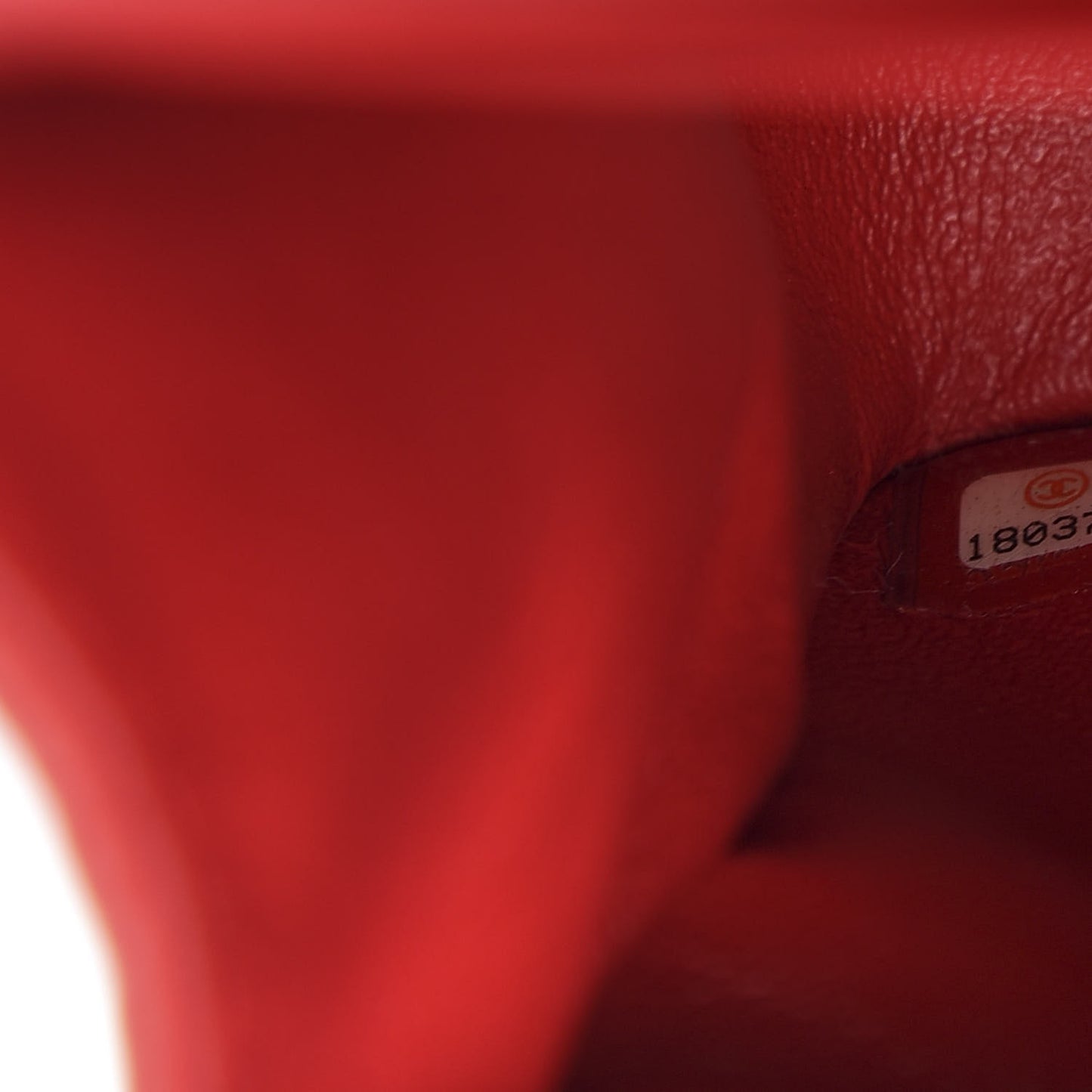 Lambskin Quilted Jumbo Double Flap Red