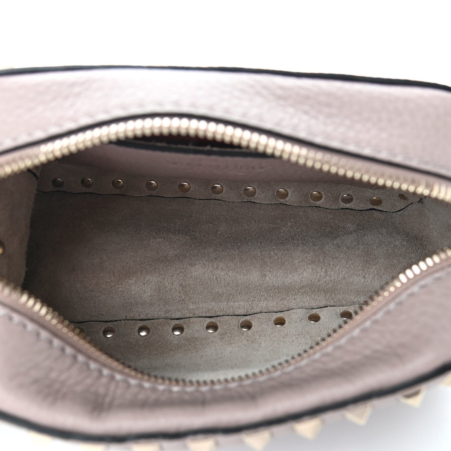 Valentino Garavani Grained Calfskin Rockstud Camera Crossbody Bag Poudre 4 of 4