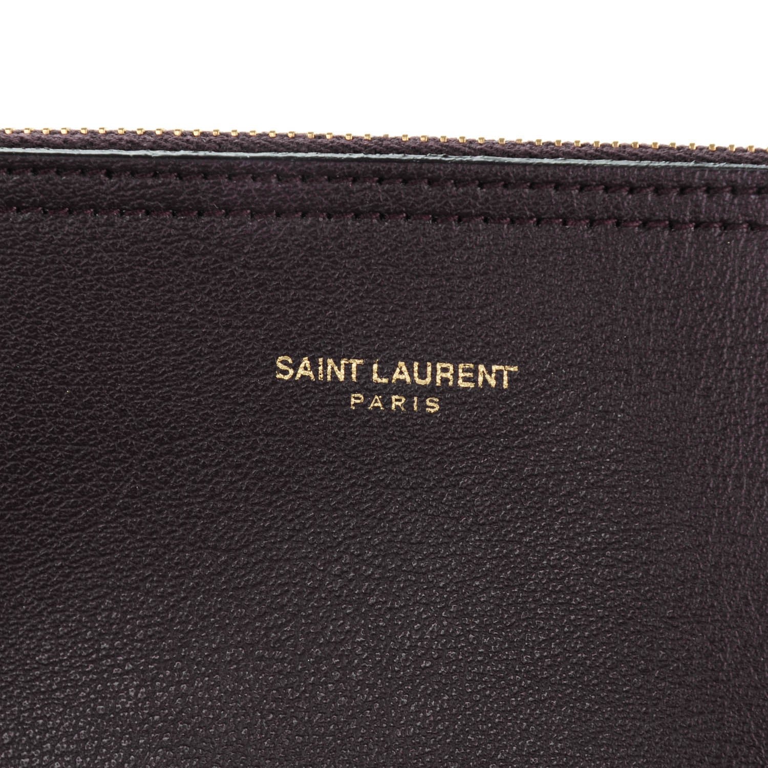 Saint Laurent Calfskin Large Shopping Tote Bordeaux 7 of 8