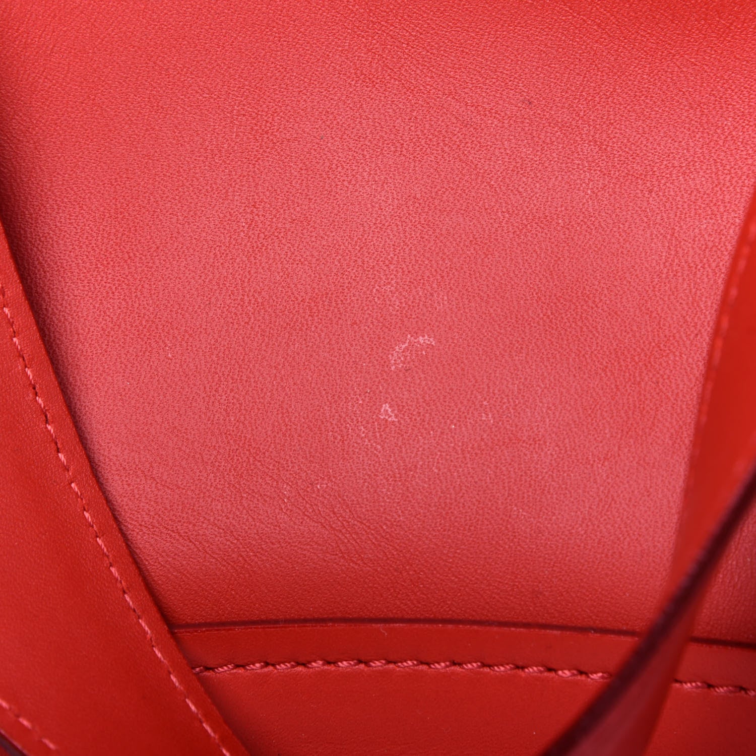 Chloe Calfskin Medium Paraty Metal Bar Trim Red 16 of 29