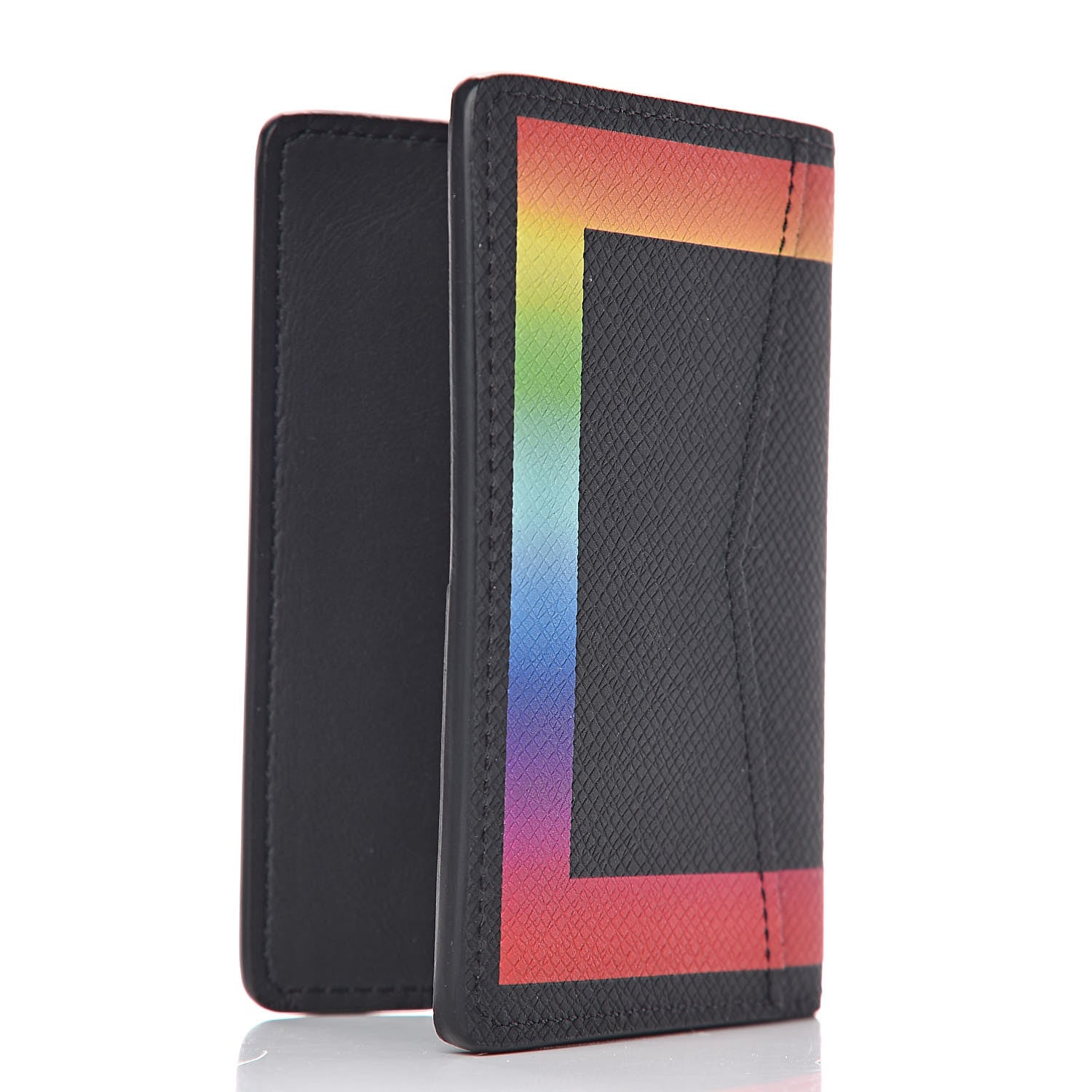 Louis Vuitton Taiga Rainbow Pocket Organizer Black 3 of 7