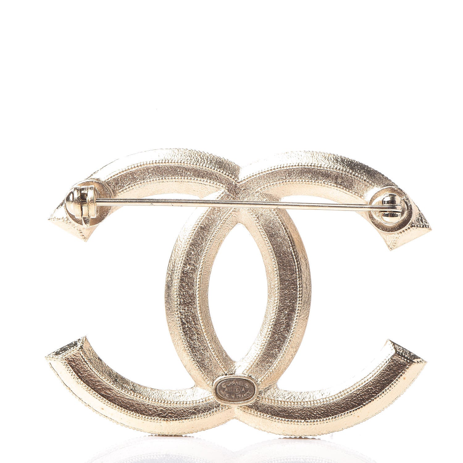 Chanel Pearl CC Brooch Gold 3 of 5