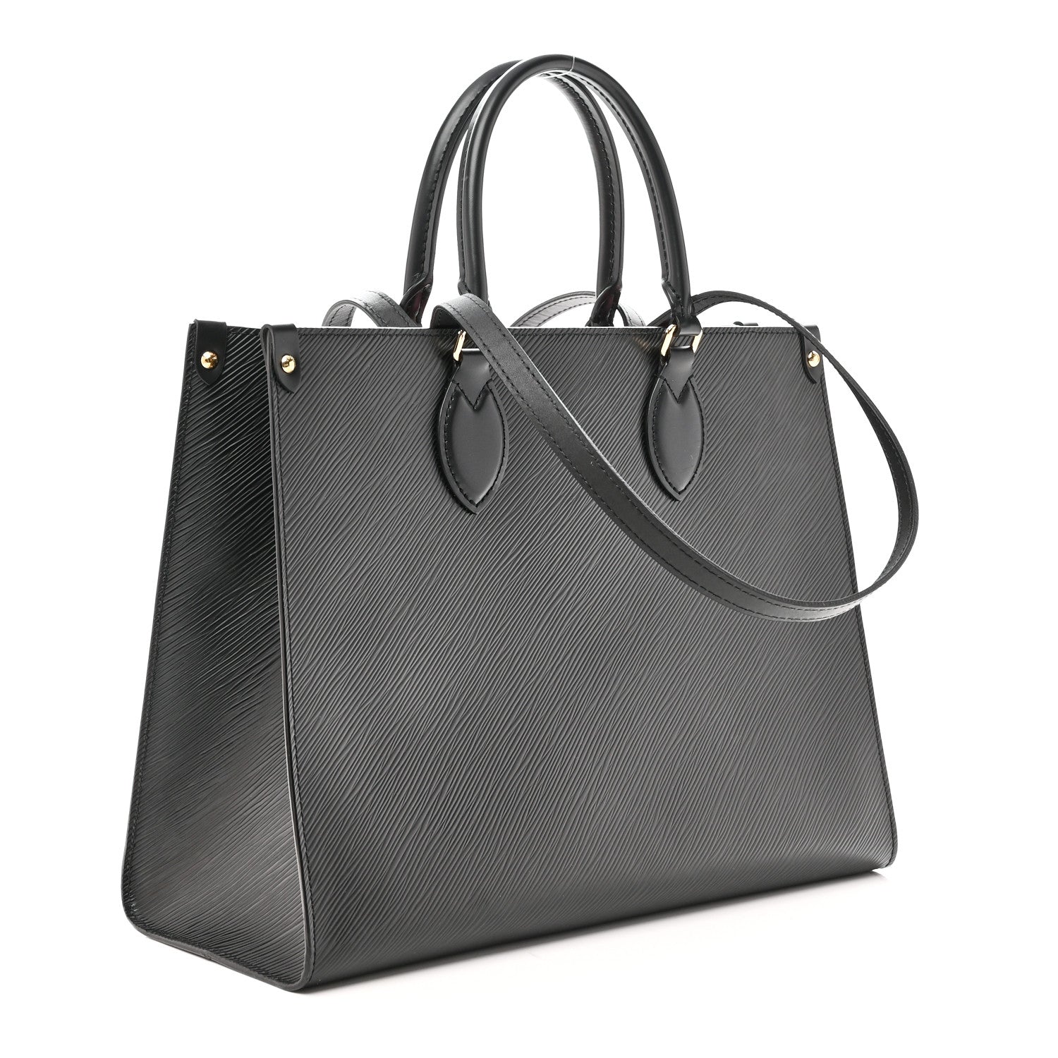 Louis Vuitton Epi Onthego MM Black 3 of 9