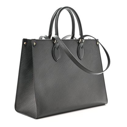 Louis Vuitton Epi Onthego MM Black 3 of 9