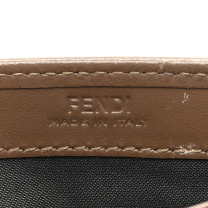 Fendi Vitello Soft F is Fendi Bi-Color FF 1974 Embossed Continental Envelope Wallet Maya Black 9 of 16