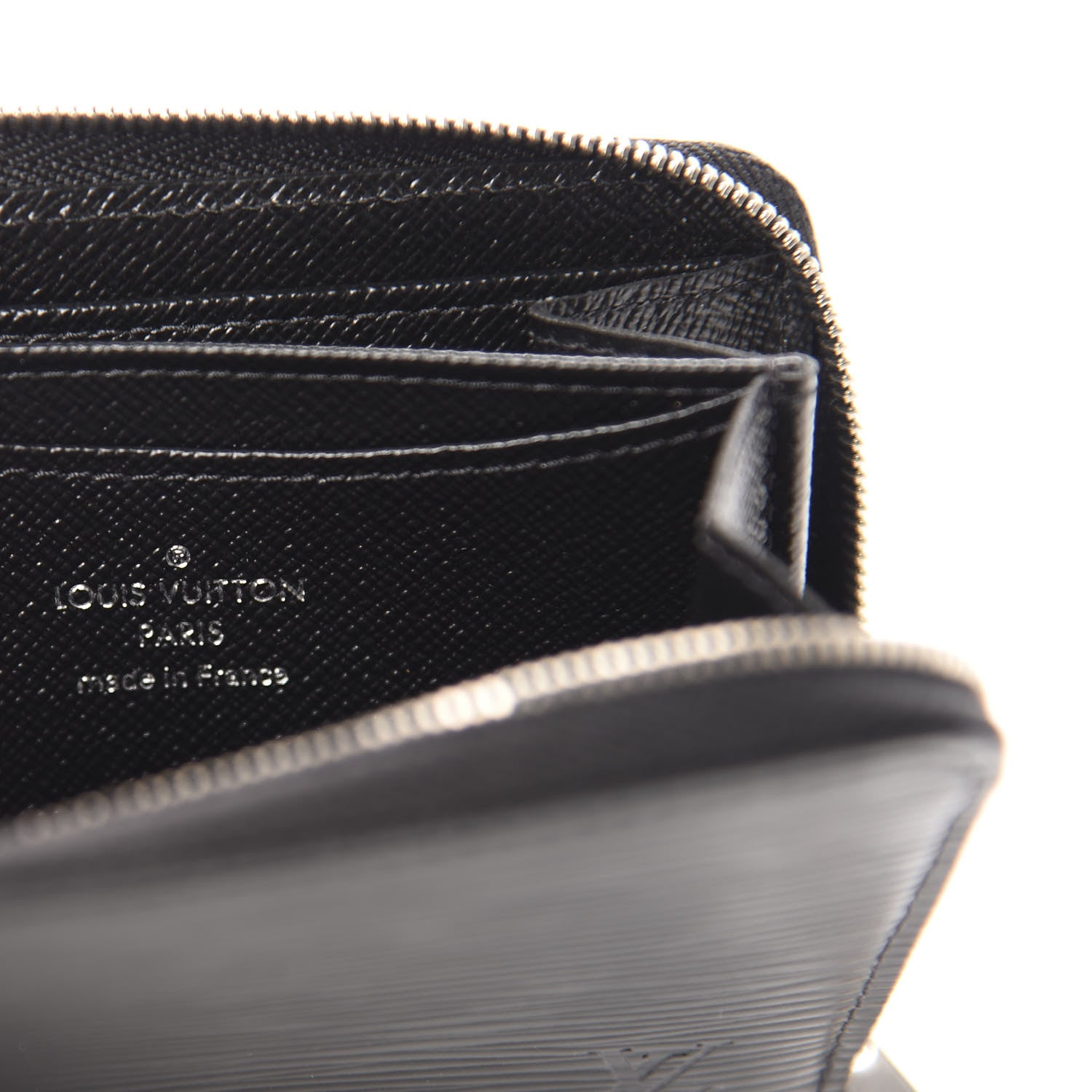 Louis Vuitton Epi Zippy Coin Purse Black 6 of 6