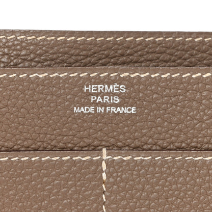 Hermes Togo Dogon Duo Wallet Etoupe 6 of 7