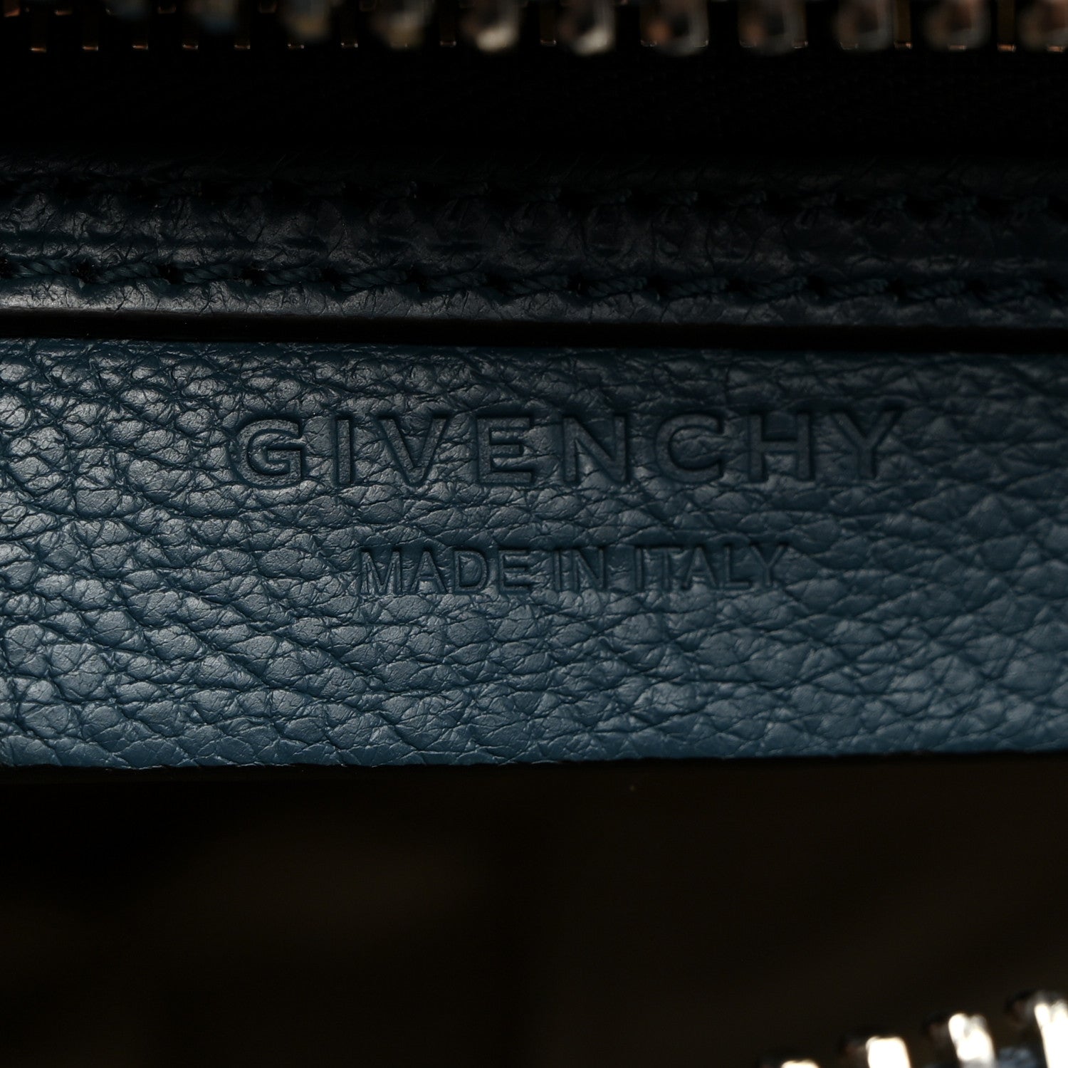 Givenchy Sugar Goatskin Mini Antigona Mineral Blue 6 of 10