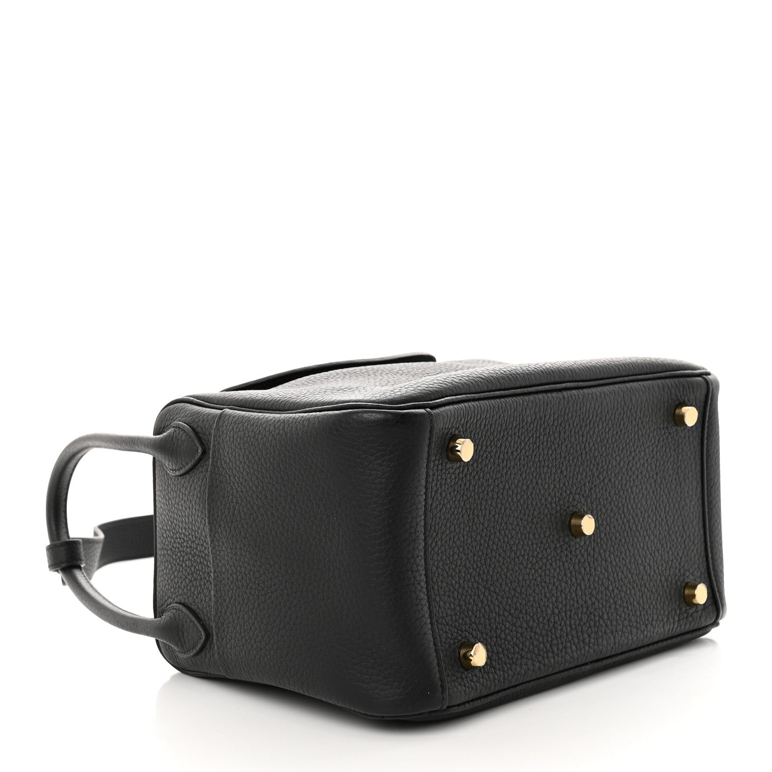 Hermes Taurillon Clemence Lindy 26 Black 4 of 11