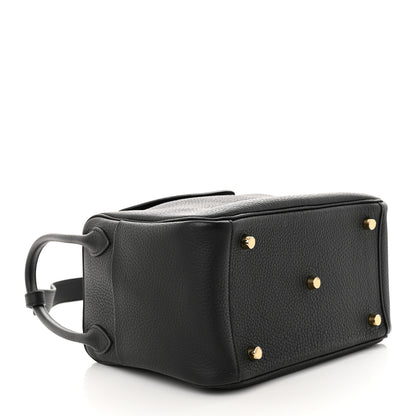 Hermes Taurillon Clemence Lindy 26 Black 4 of 11