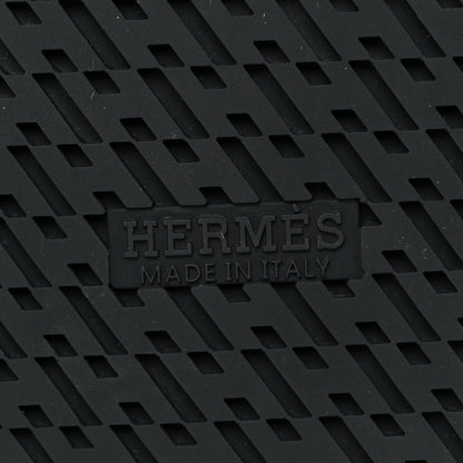 Hermes Suede Goatskin Woolskin Mens Chypre Sandals 41 Brun Fume Ecru 6 of 10