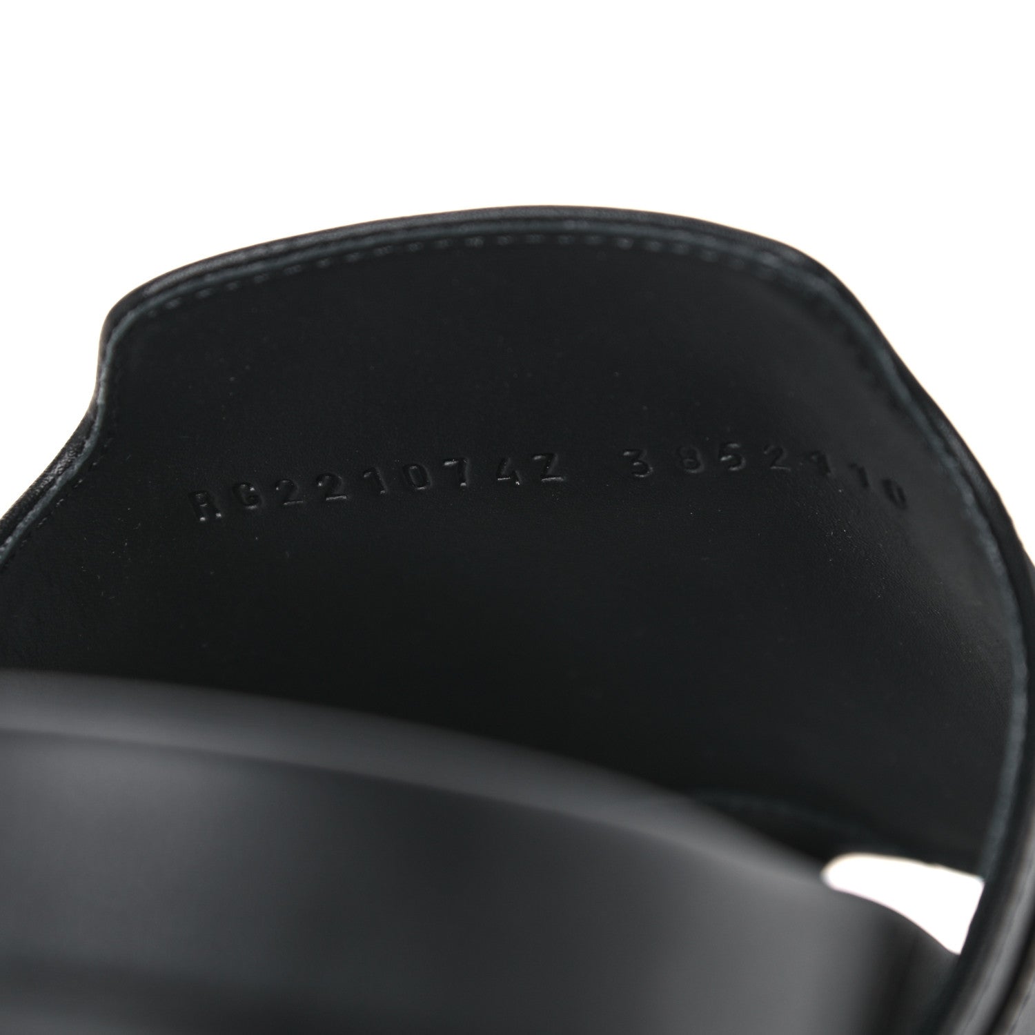Hermes Calfskin Womens Empire Sandals 38.5 Black 8 of 12