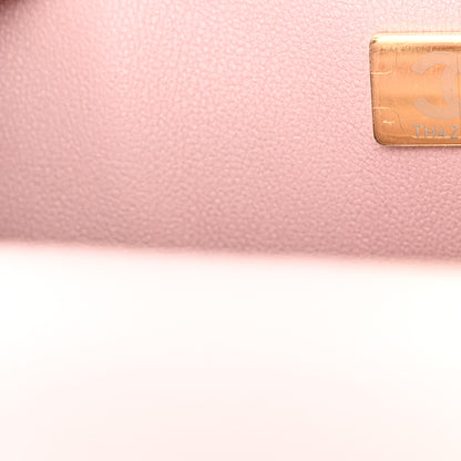 Chanel Lambskin Quilted Mini Top Handle Rectangular Flap Light Pink 7 of 11