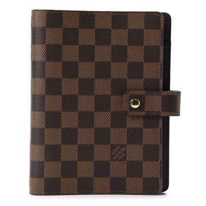 Louis Vuitton Damier Ebene Medium Ring Agenda Cover 1 of 10