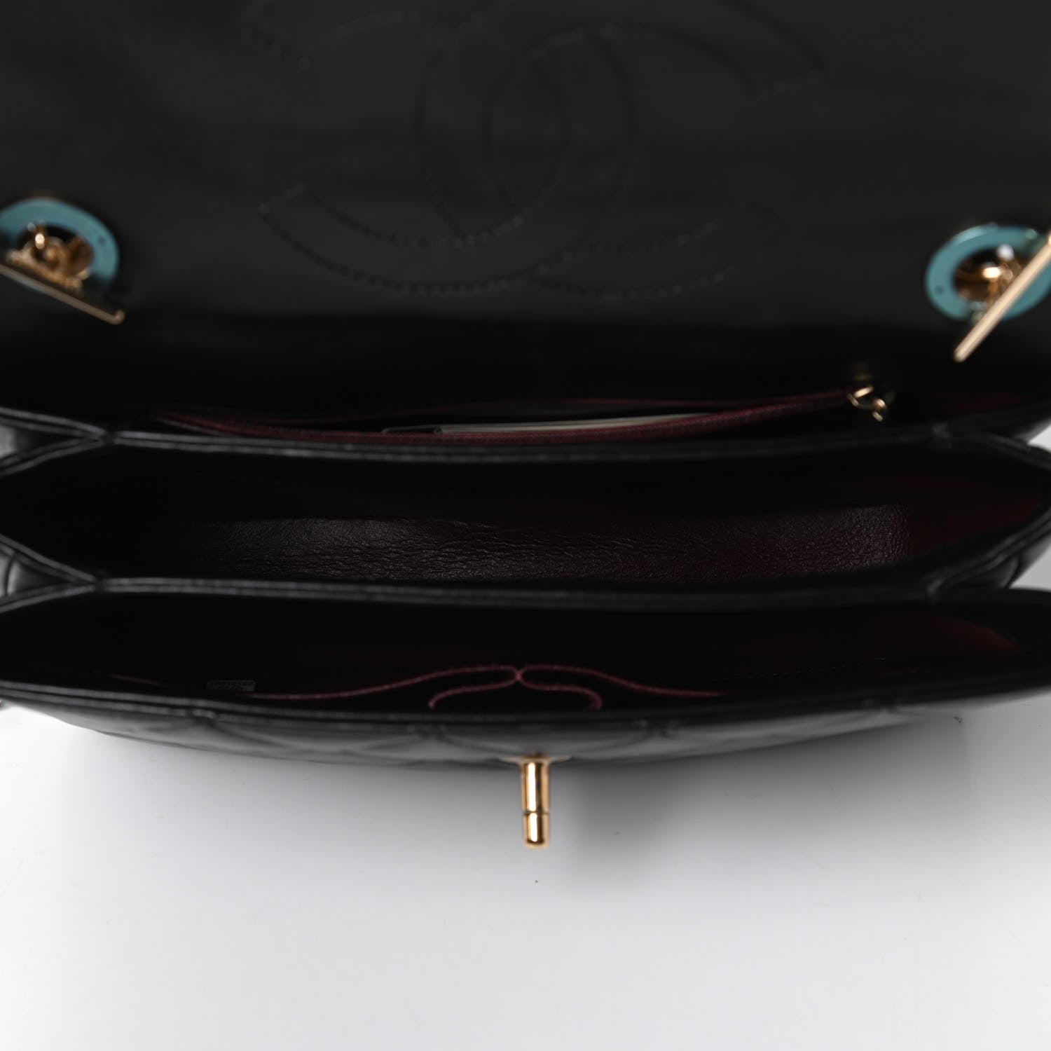 Chanel Lambskin Quilted Small Trendy CC Dual Handle Flap Bag Black 5 of 10