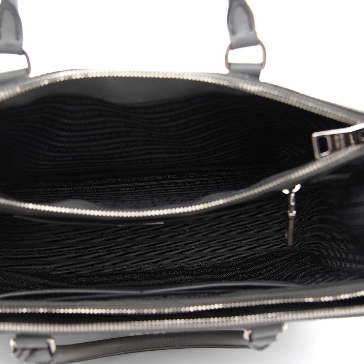 Saffiano Medium Galleria Double Zip Tote Marmo