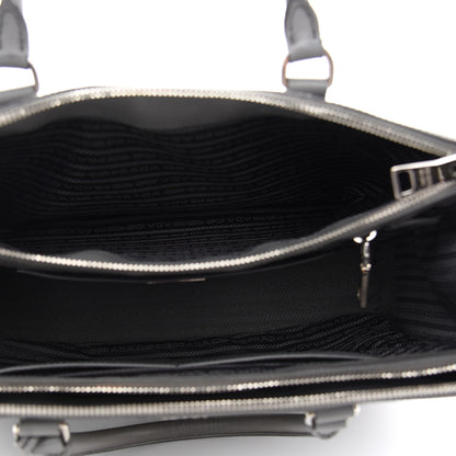 Prada Saffiano Medium Galleria Double Zip Tote Marmo 4 of 12
