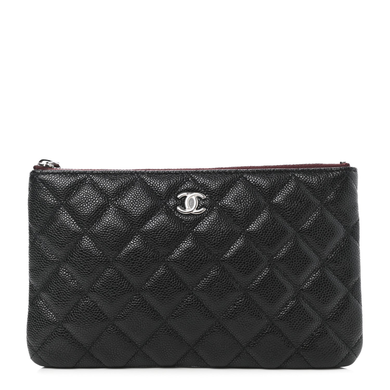 Chanel Caviar Quilted Cosmetic Case Black 1 of 7