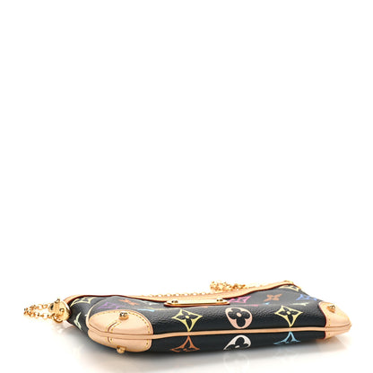 Louis Vuitton Monogram Multicolor Pochette Milla MM Black 4 of 9