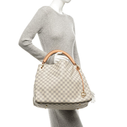 Louis Vuitton Damier Azur Artsy MM 2 of 9