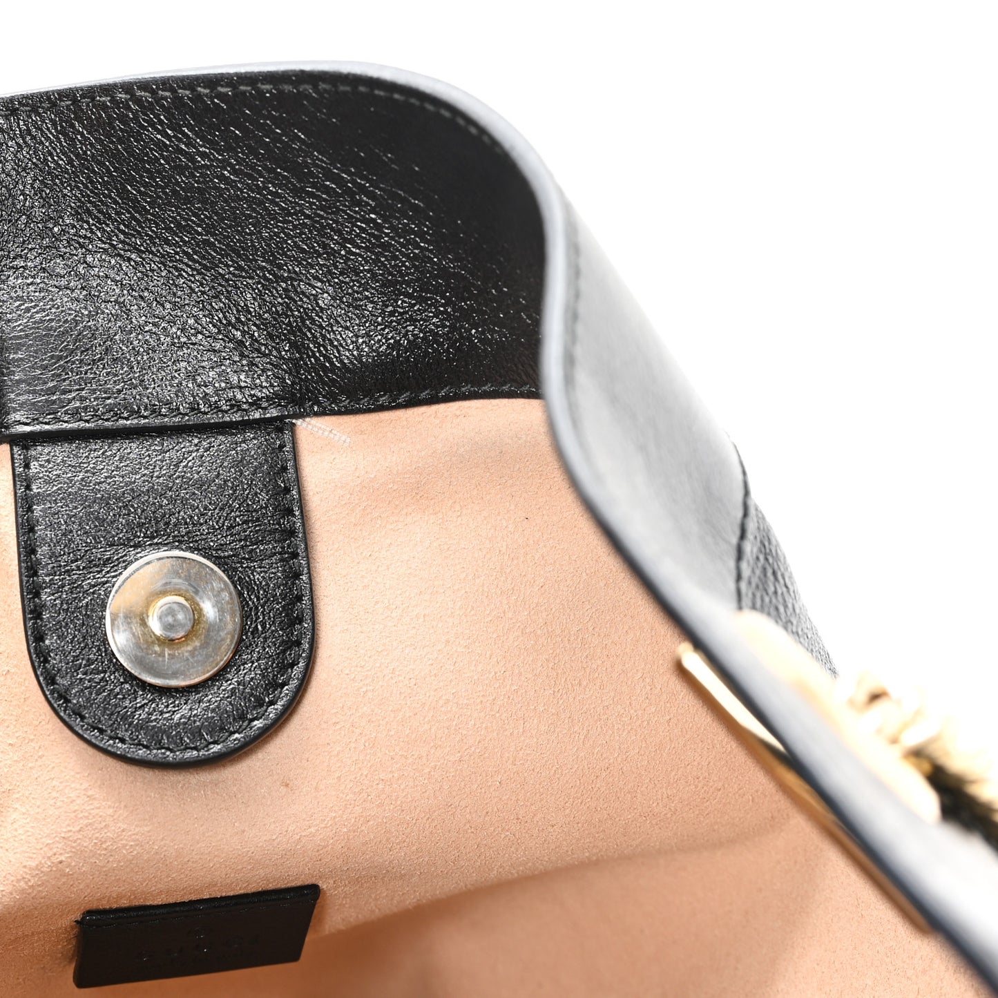 Calfskin Large Rajah Chain Tote Black