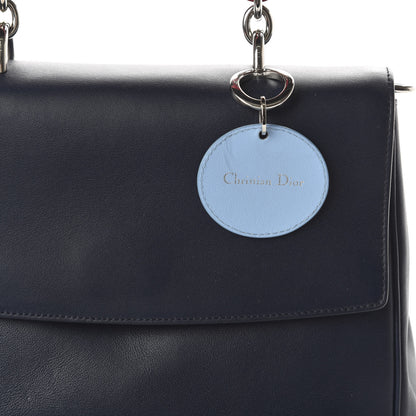 Christian Dior Smooth Calfskin Small Tri-Color Be Dior Flap Navy Blue 9 of 9