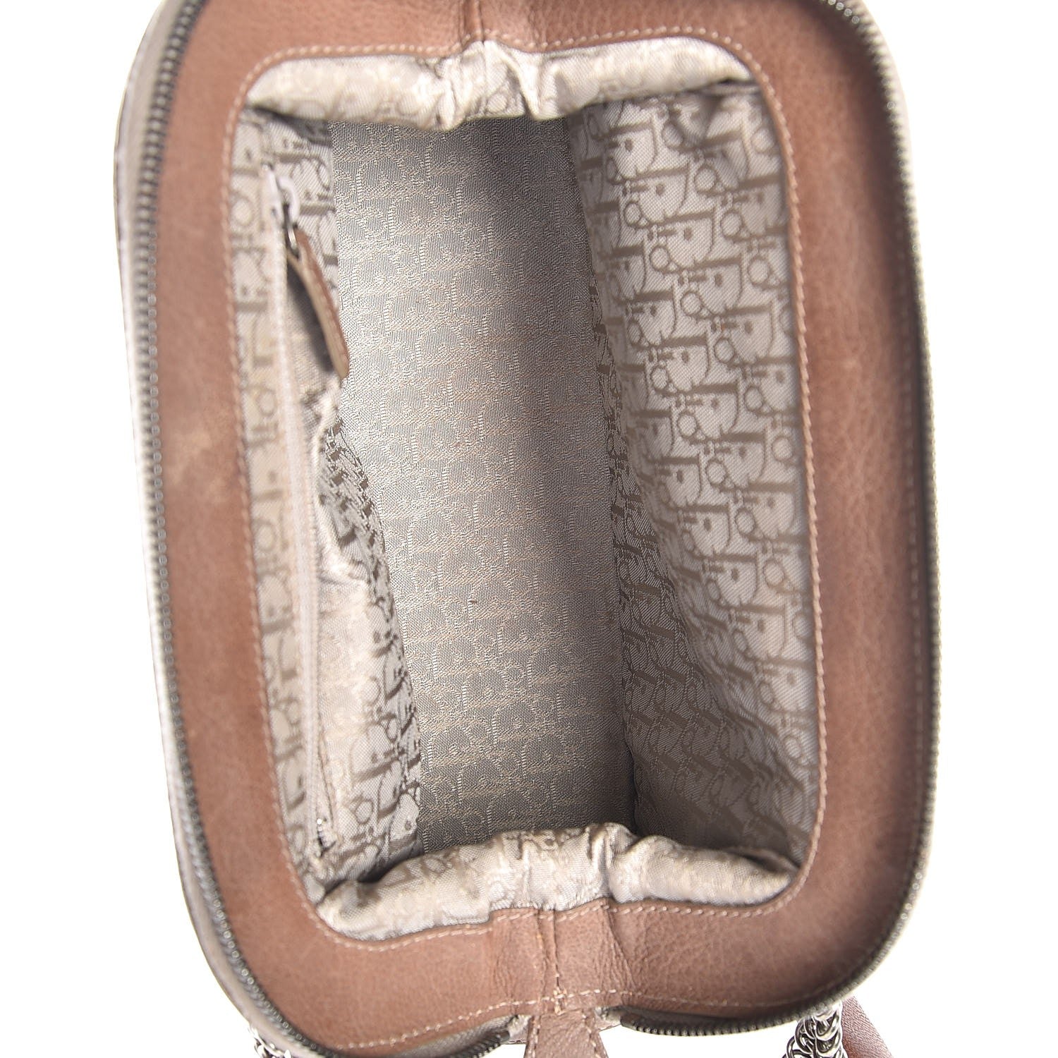 Christian Dior Goatskin Small Jeanne Frame Bag Brown 5 of 7
