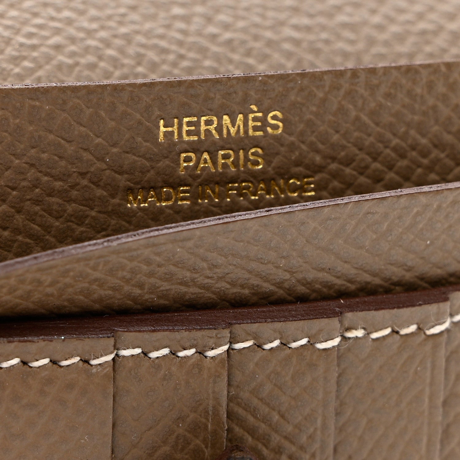 Hermes Epsom Bearn Compact Wallet Etoupe 6 of 9