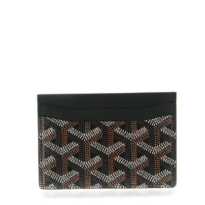 Goyard Goyardine Saint Sulpice Card Holder Black 1 of 7
