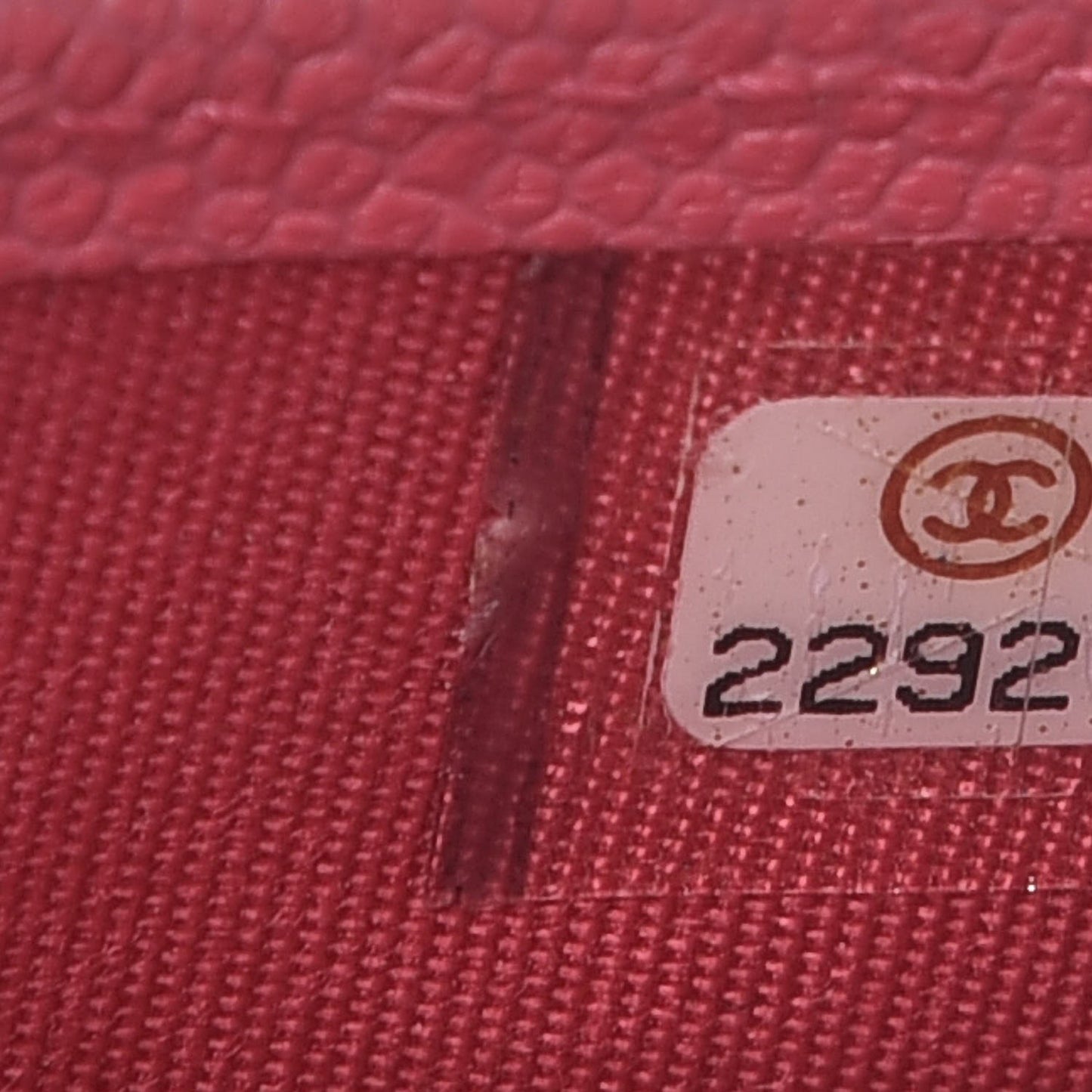 Caviar CC Zip Card Holder Pink