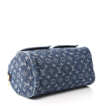Louis Vuitton Monogram Denim Neo Speedy Blue 4 of 10