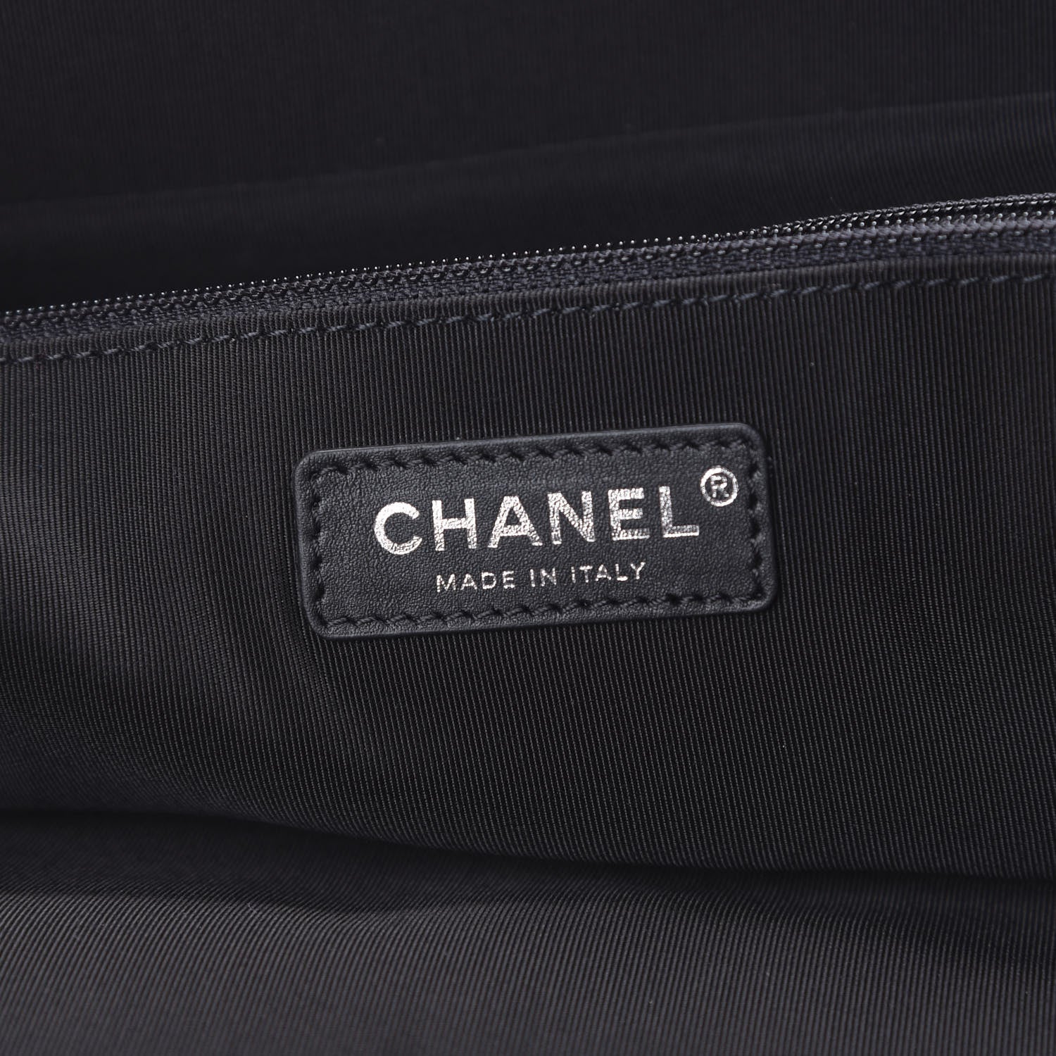 Chanel Vinyl Large La Pausa Bay Shopping Bag Black 5 of 10