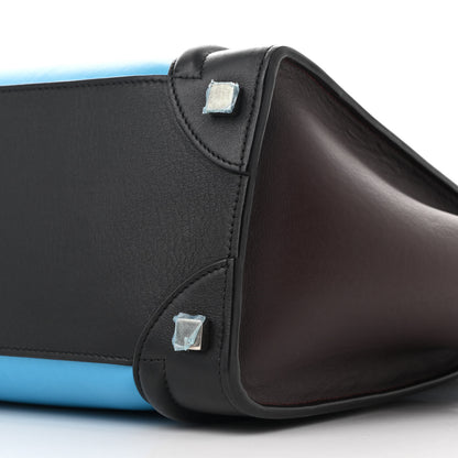 Celine Smooth Calfskin Micro Tri-Color Luggage Turquoise 8 of 8
