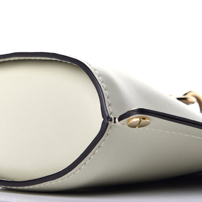 Chloe Shiny Calfskin Goatskin Mini Aby Bi-Color Bucket Light Eucalyptus 8 of 8