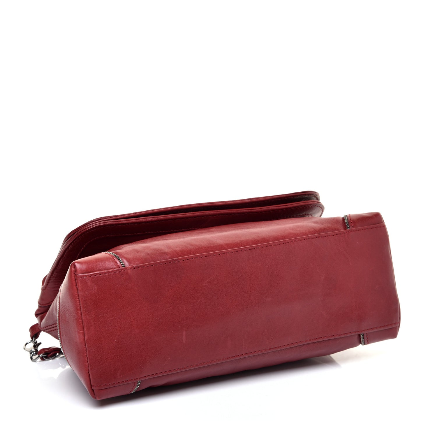 Lambskin CC Chain Shoulder Bag Red