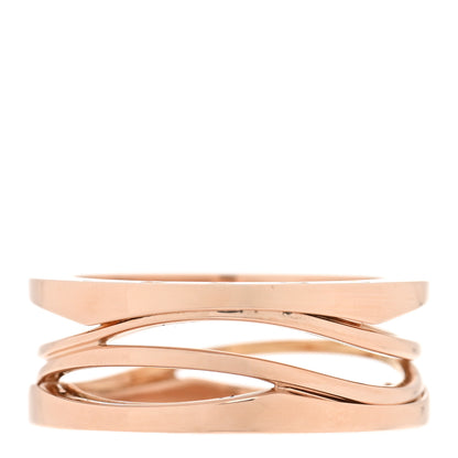 Bulgari 18K Rose Gold B.Zero1 Legend Three-Band Ring 63 10.25 3 of 4