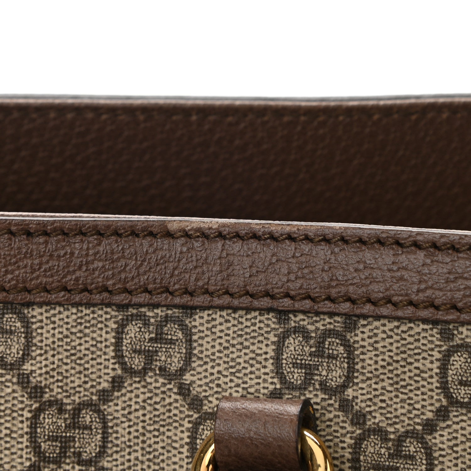 Gucci GG Supreme Monogram Medium Ophidia Shopping Tote Brown 9 of 9