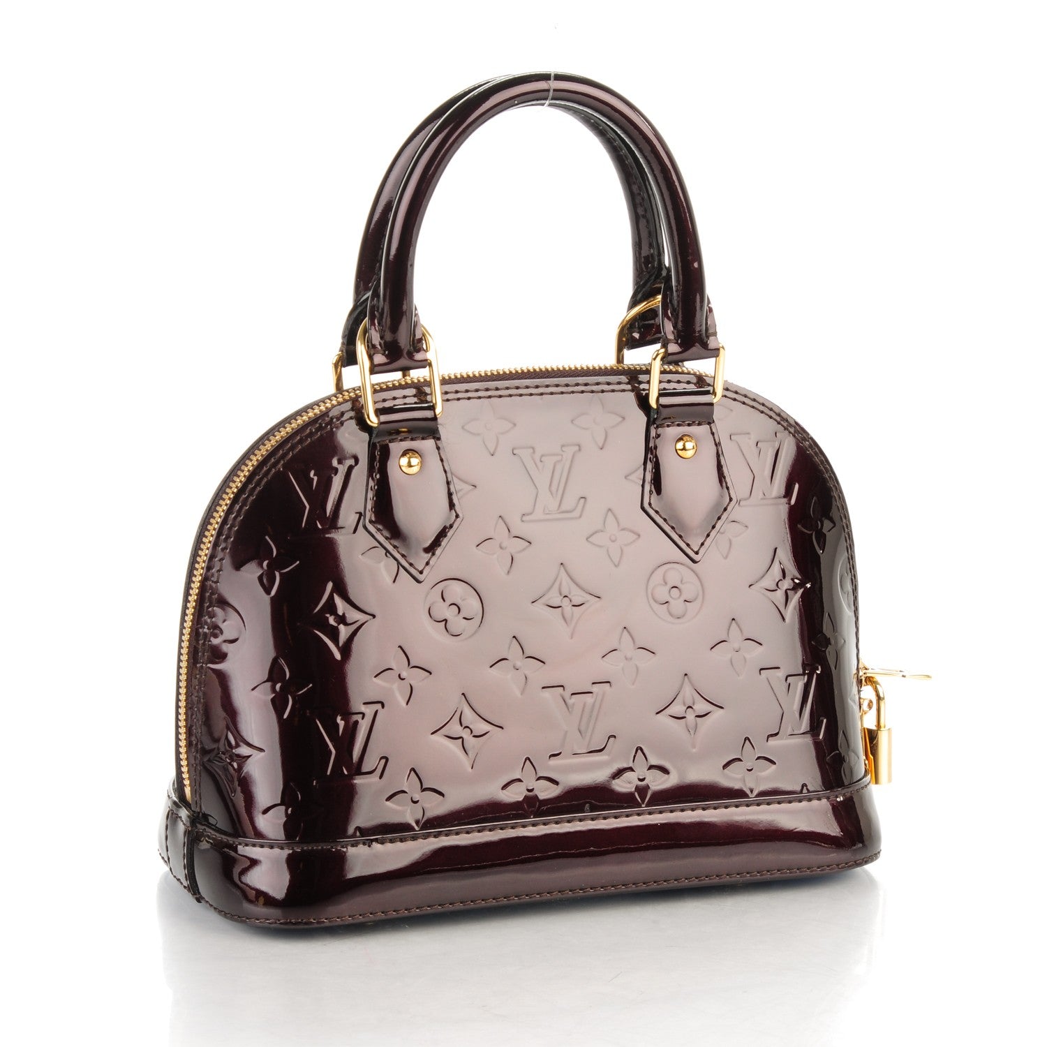 Louis Vuitton Vernis Alma BB Amarante 3 of 7