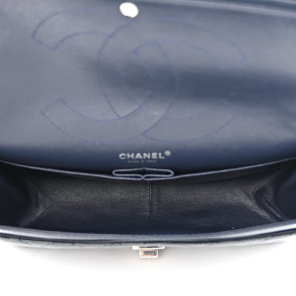 Chanel Patent Calfskin Quilted 2.55 Reissue 227 Flap Dark Blue 5 of 13