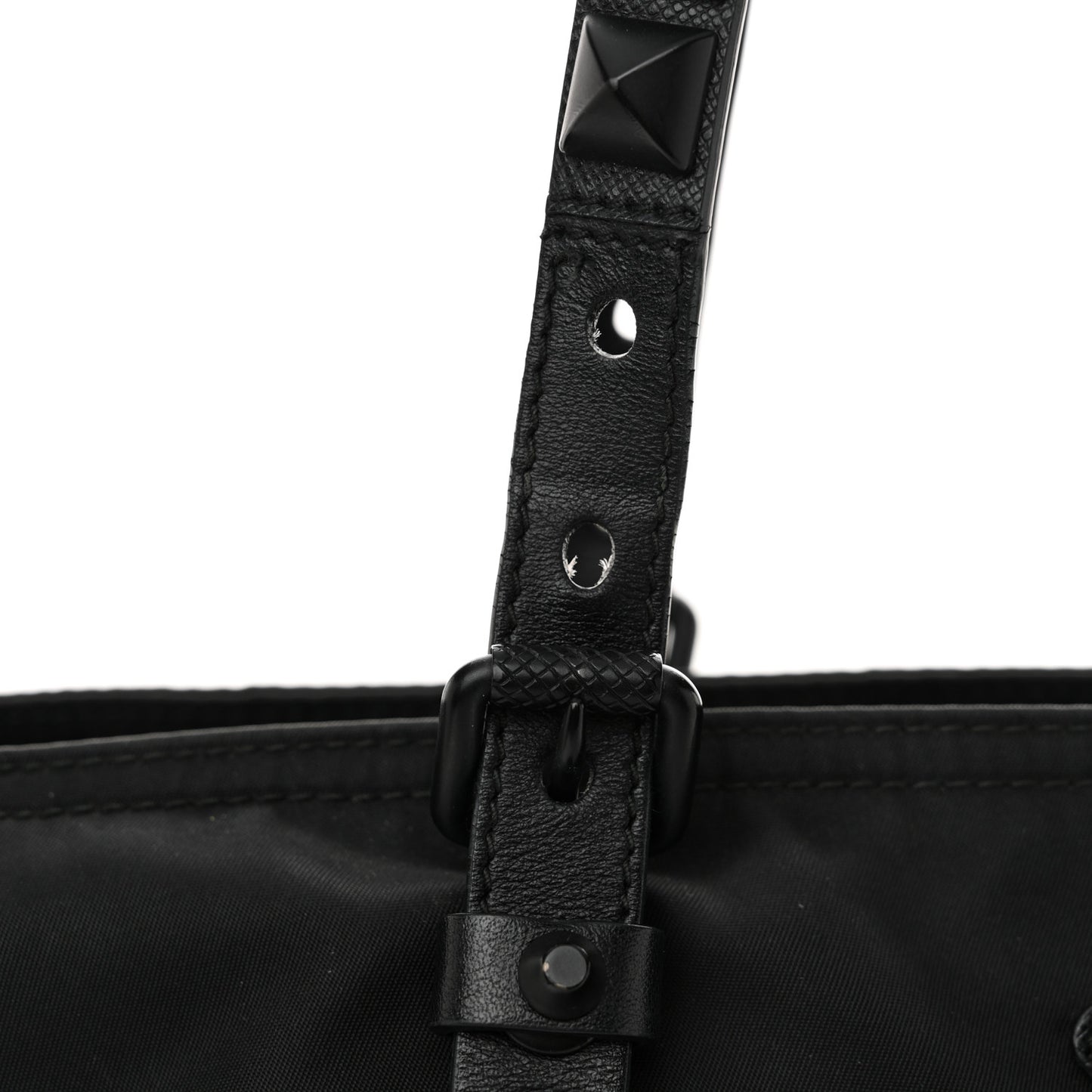 Nylon New Vela Studded Black