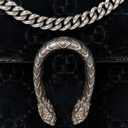 Gucci Velvet GG Monogram Small Dionysus Shoulder Bag Black 9 of 13