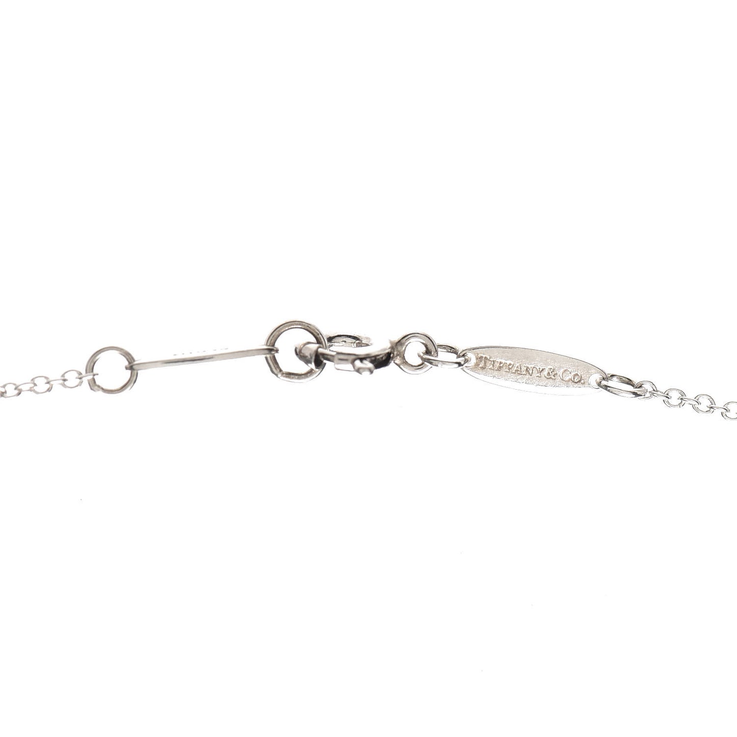 Sterling Silver 11mm Elsa Peretti Open Heart Pendant Necklace