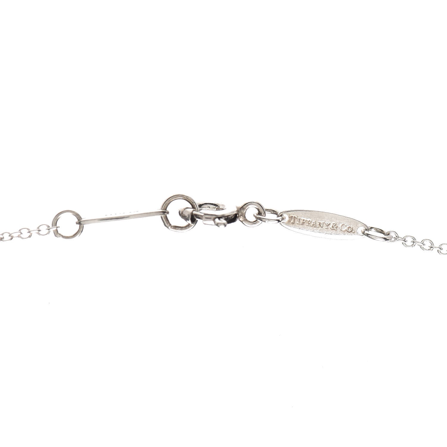 Tiffany Sterling Silver 11mm Elsa Peretti Open Heart Pendant Necklace 4 of 6