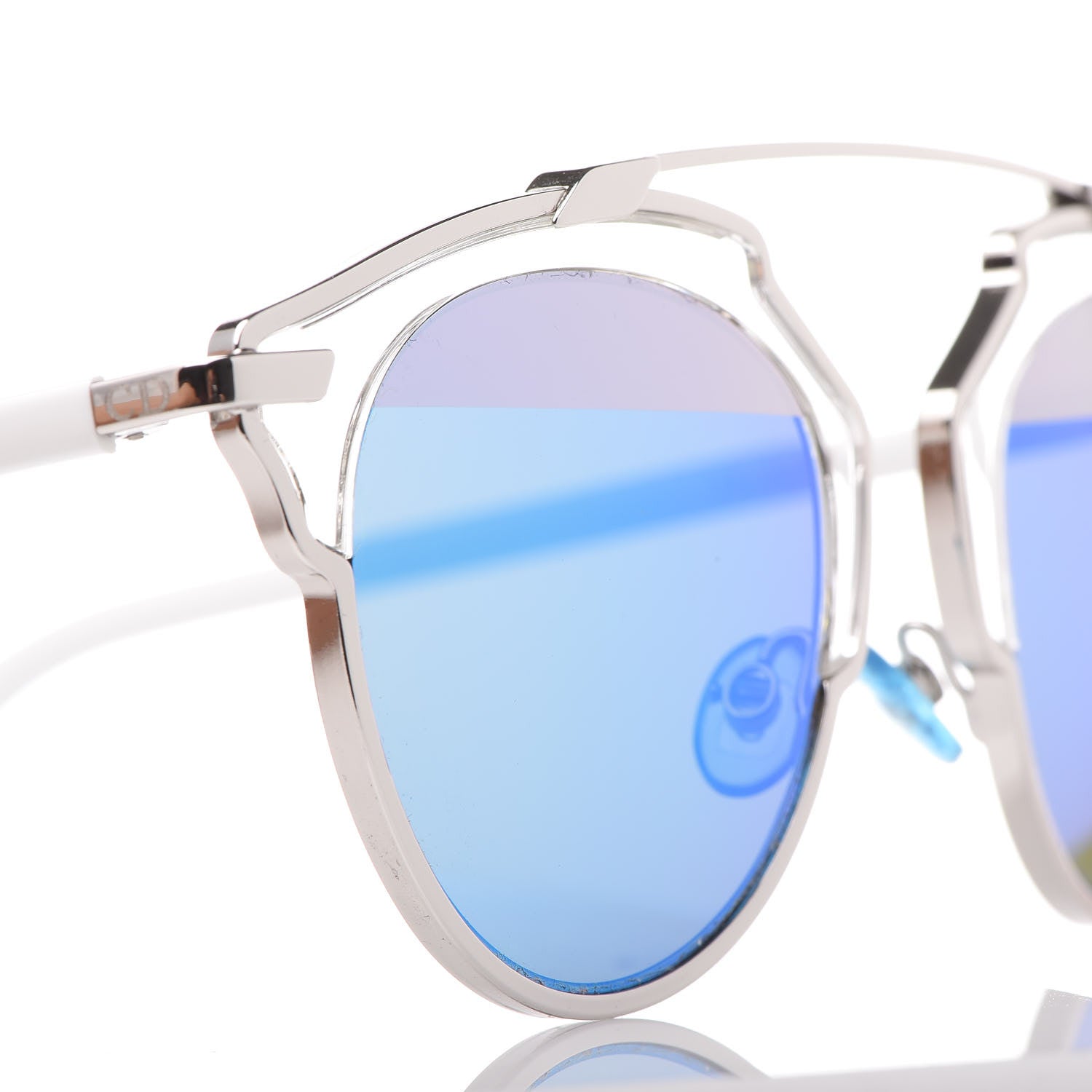 Christian Dior Mirrored So Real Sunglasses White 9 of 10