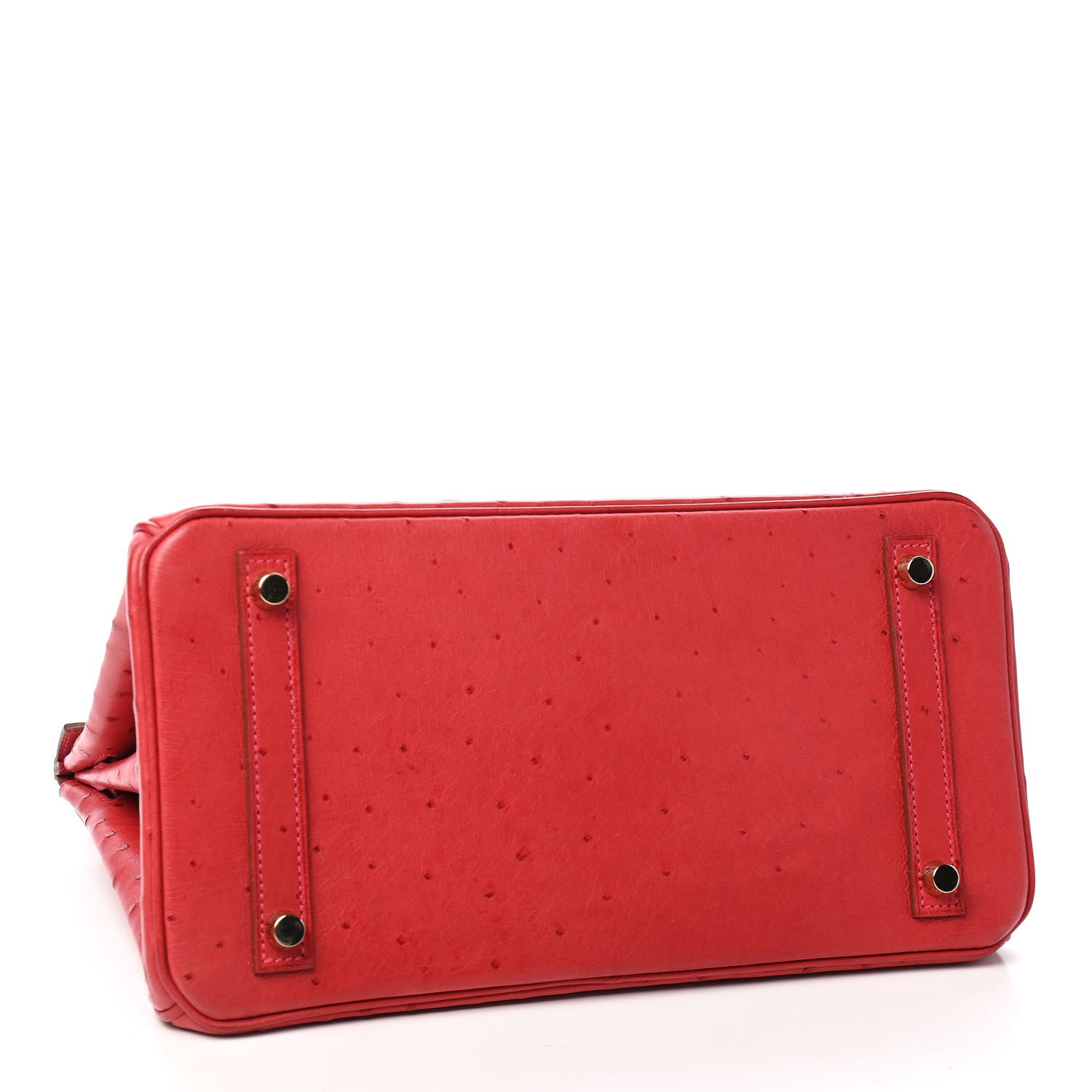Hermes Ostrich Birkin 30 Rouge Vif 3 of 10