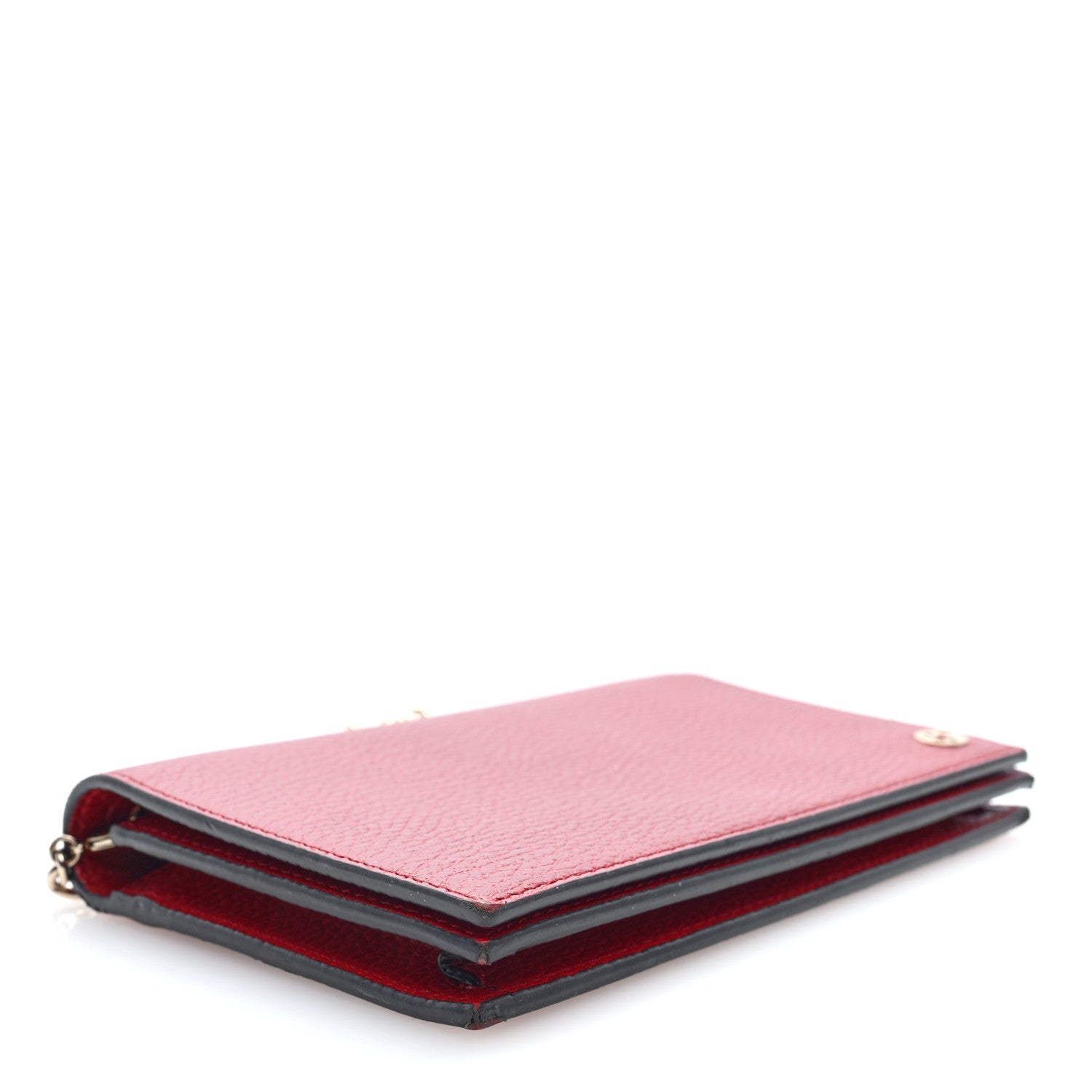 Gucci Dollar Calfskin Medium Betty Chain Wallet Red 4 of 9