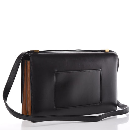 Celine Calfskin Medium Bi-Color Case Flap Camel 3 of 14